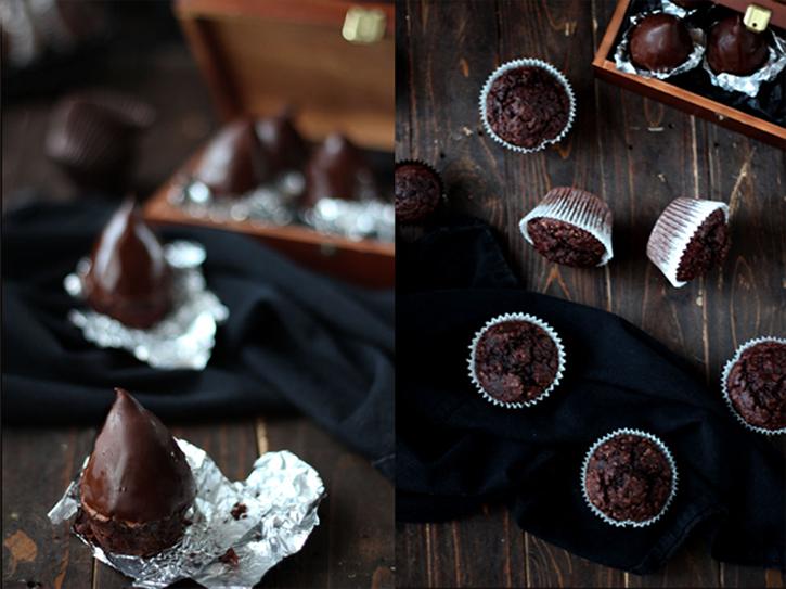 cupcakes chocolate kiss