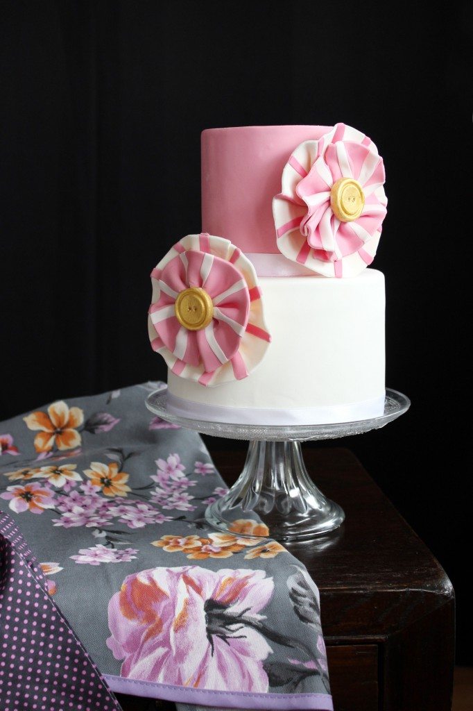 1 Tarta fondant con Escarapela