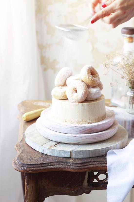 Tarta donuts