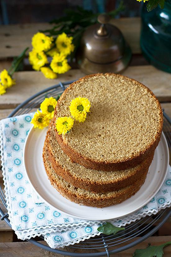 Bizcocho básico para tartas