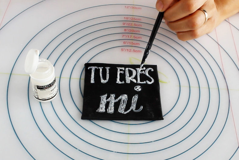 dibujando el texto