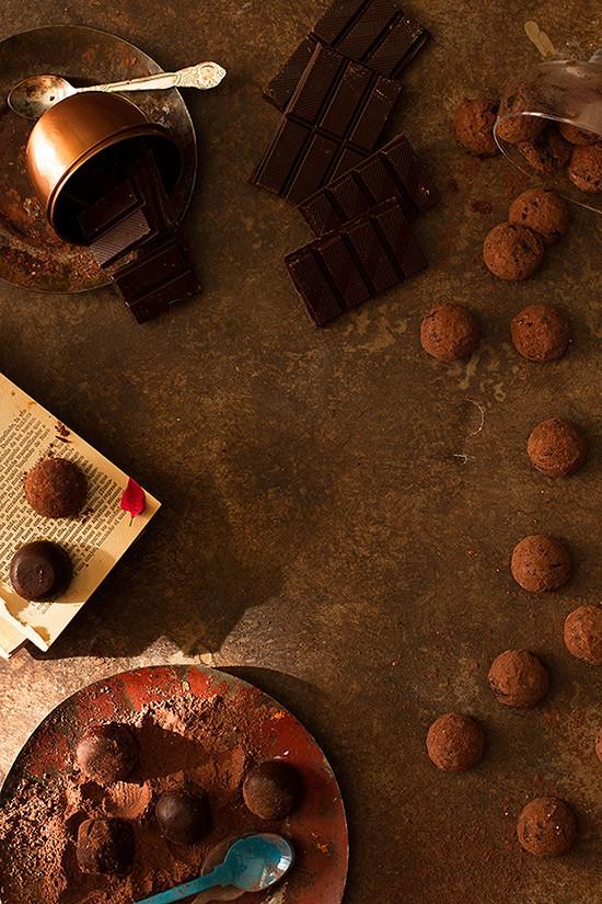 Cómo hacer trufas de chocolate