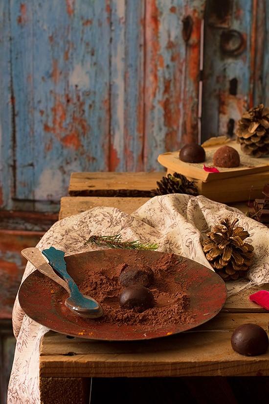 Cómo hacer trufas de chocolate