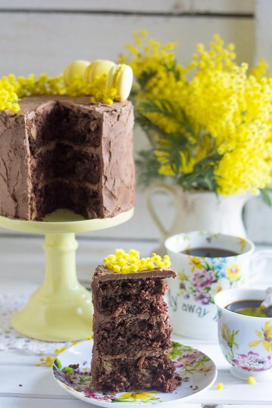 Tarta de chocolate, zanahoria y piña Tarta de chocolate, zanahoria y piña