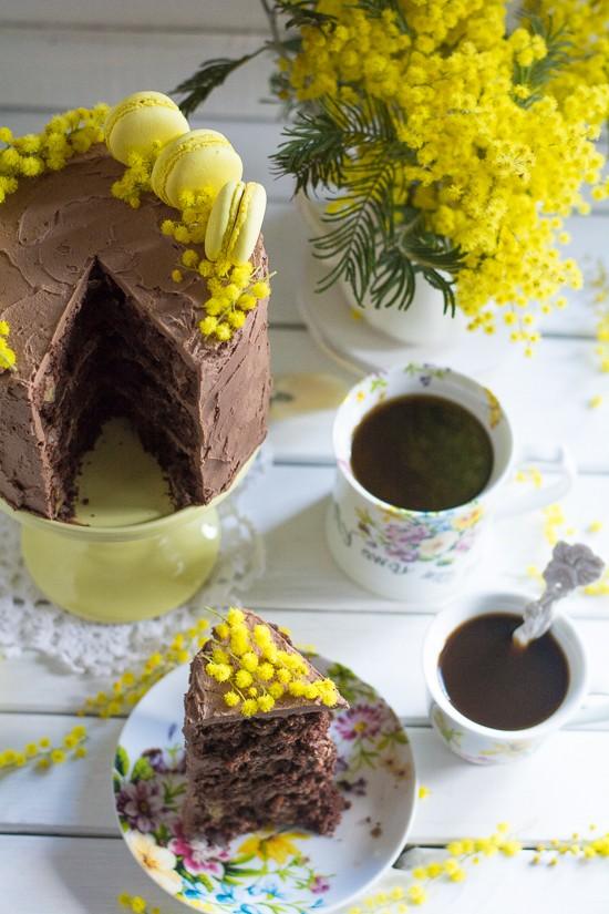 Tarta de chocolate, zanahoria y piña Tarta de chocolate, zanahoria y piña