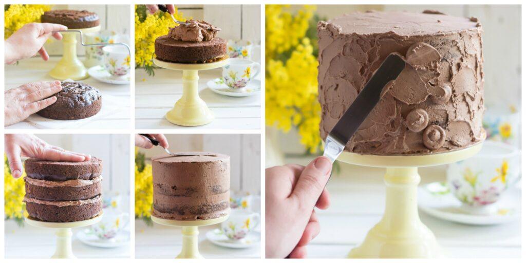 Tarta de chocolate, zanahoria y piña Tarta de chocolate, zanahoria y piña