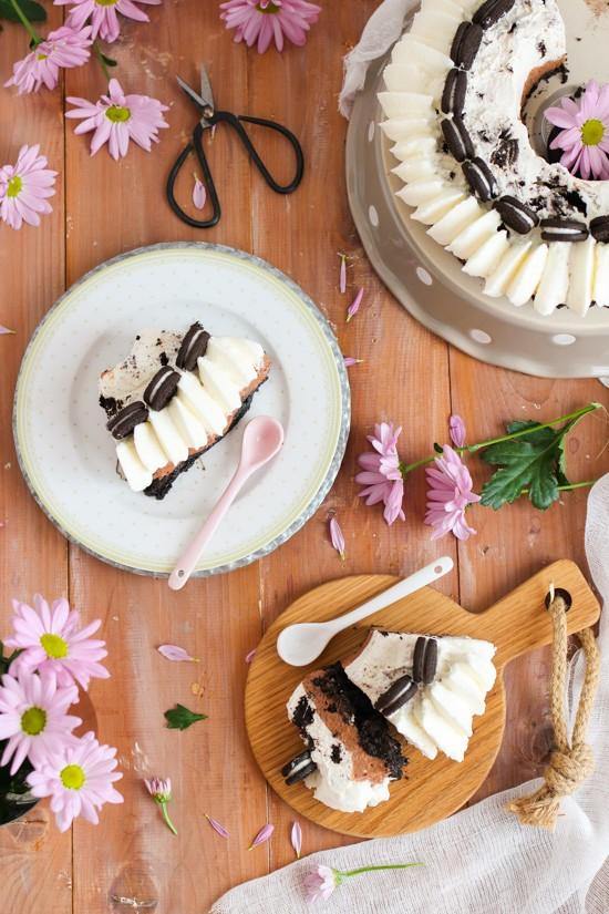 Tarta de oreo y nutella Tarta de oreo y nutella