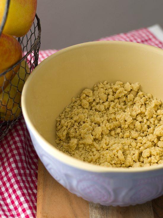 tarta crumble de manzana tarta crumble de manzana
