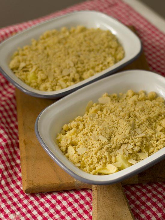 tarta crumble de manzana tarta crumble de manzana