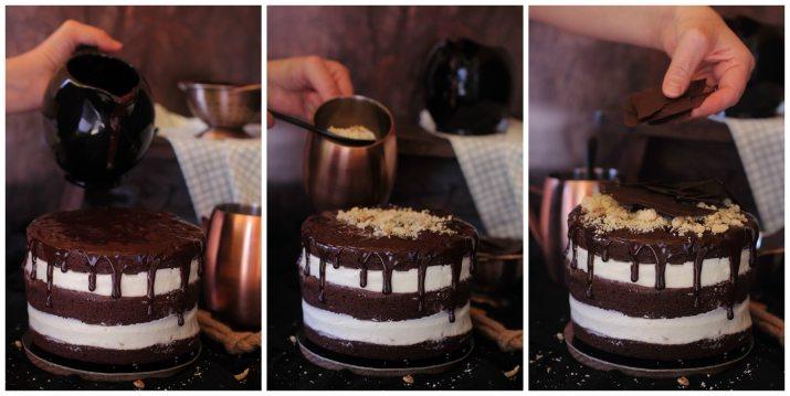 Tarta de Brownie con Queso, Coco y Nueces paso a paso 2 Tarta de Brownie con Queso, Coco y Nueces paso a paso 2