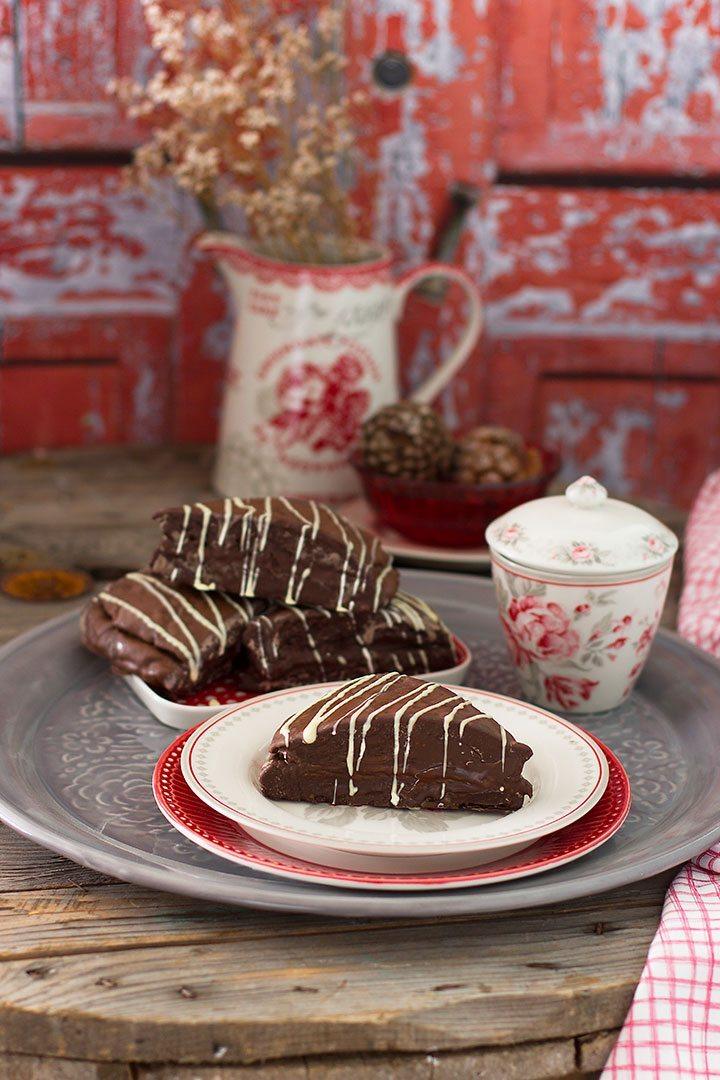 Triángulos de chocolate Triángulos de chocolate