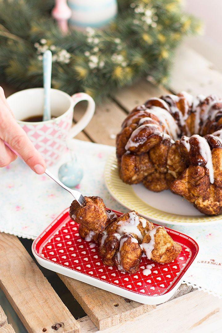 Monkey Bread Bollo de canela a trocitos Monkey Bread Bollo de canela a trocitos