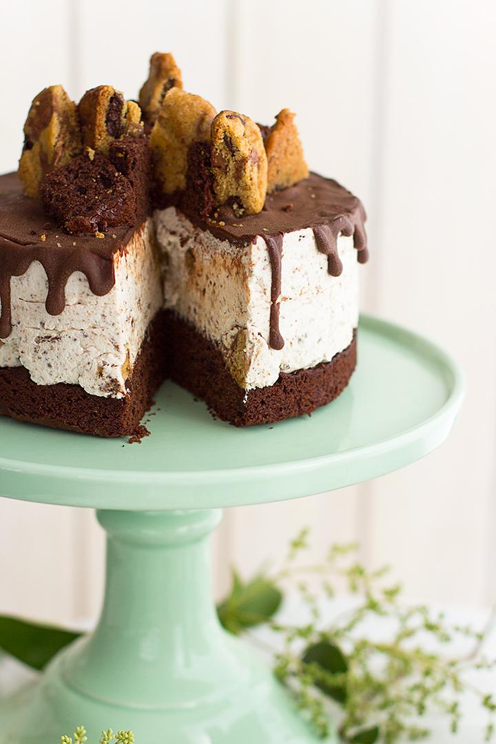 tarta helada de cookies y brownie tarta helada de cookies y brownie
