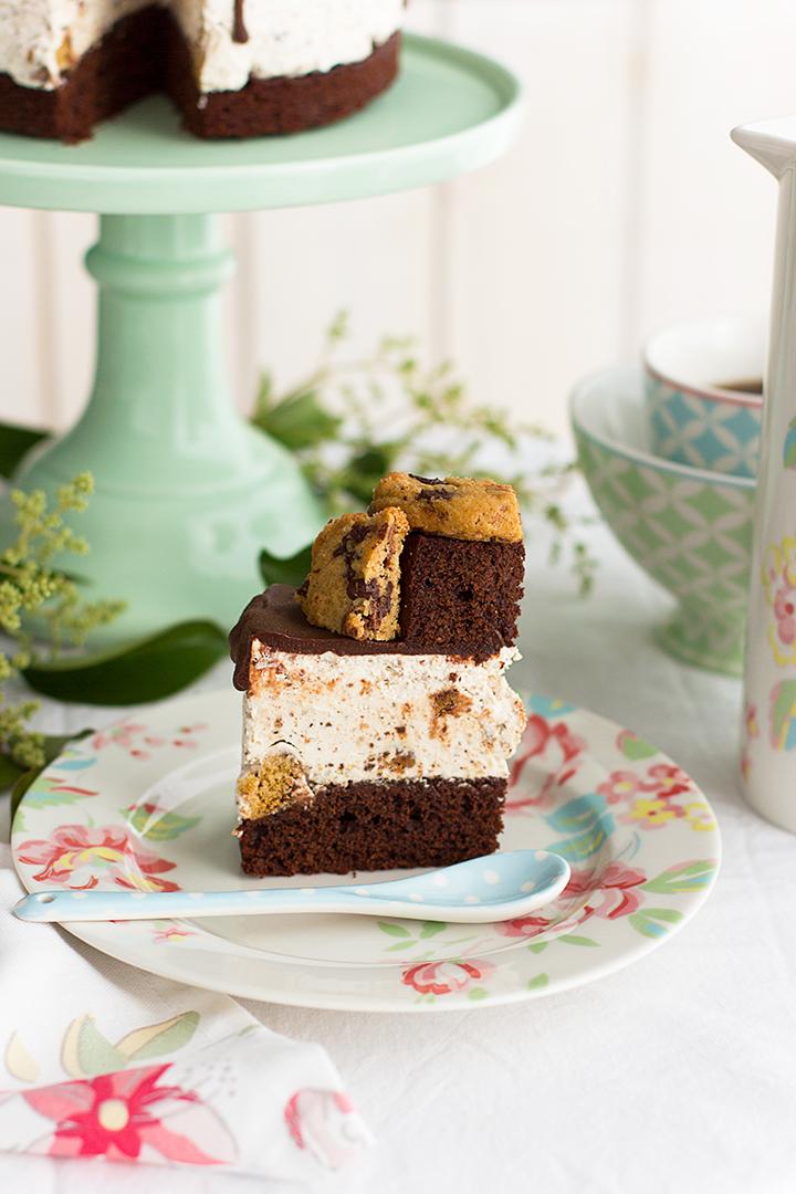 tarta helada de cookies y brownie tarta helada de cookies y brownie