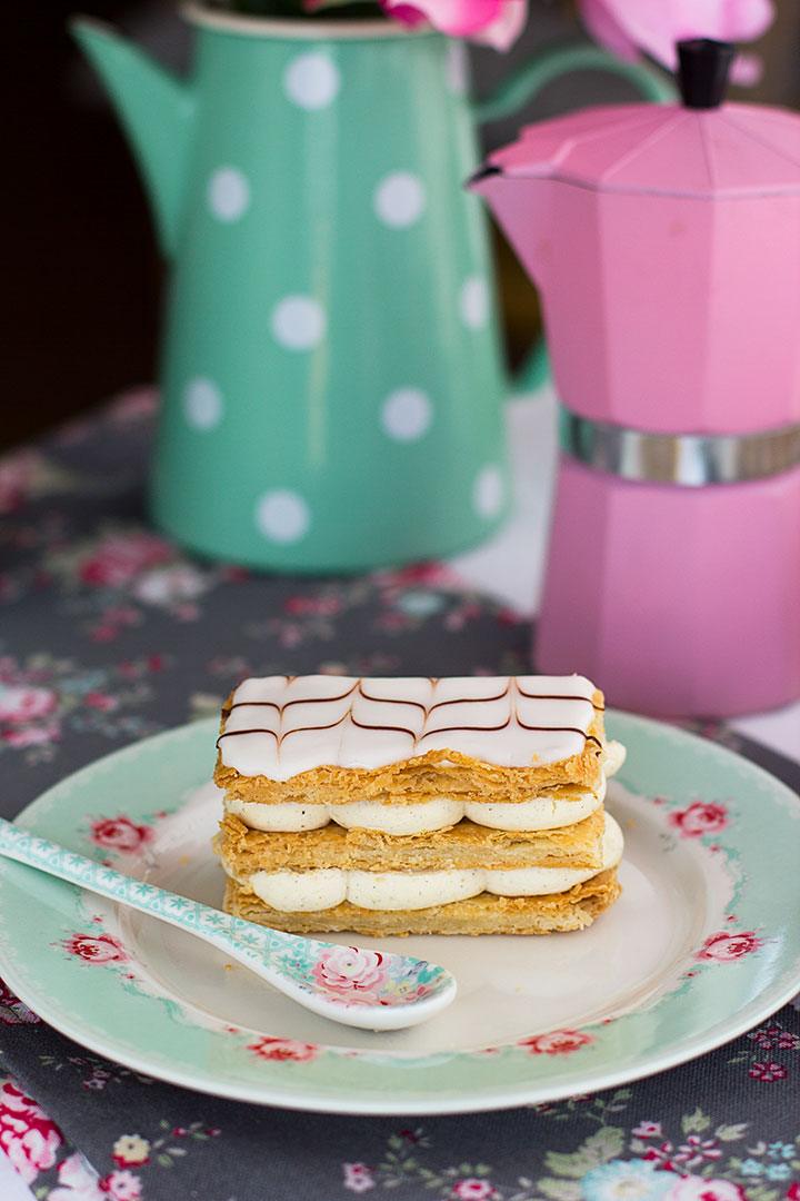 Milhojas de crema