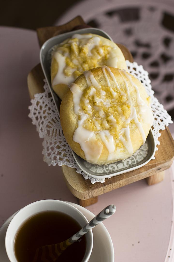 Bollos Noruegos de Vanilla y Crema Bollos Noruegos de Vanilla y Crema