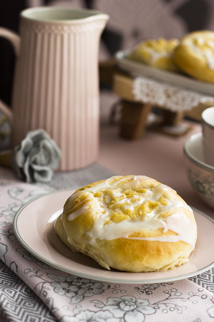 Bollos Noruegos de Vanilla y Crema Bollos Noruegos de Vanilla y Crema