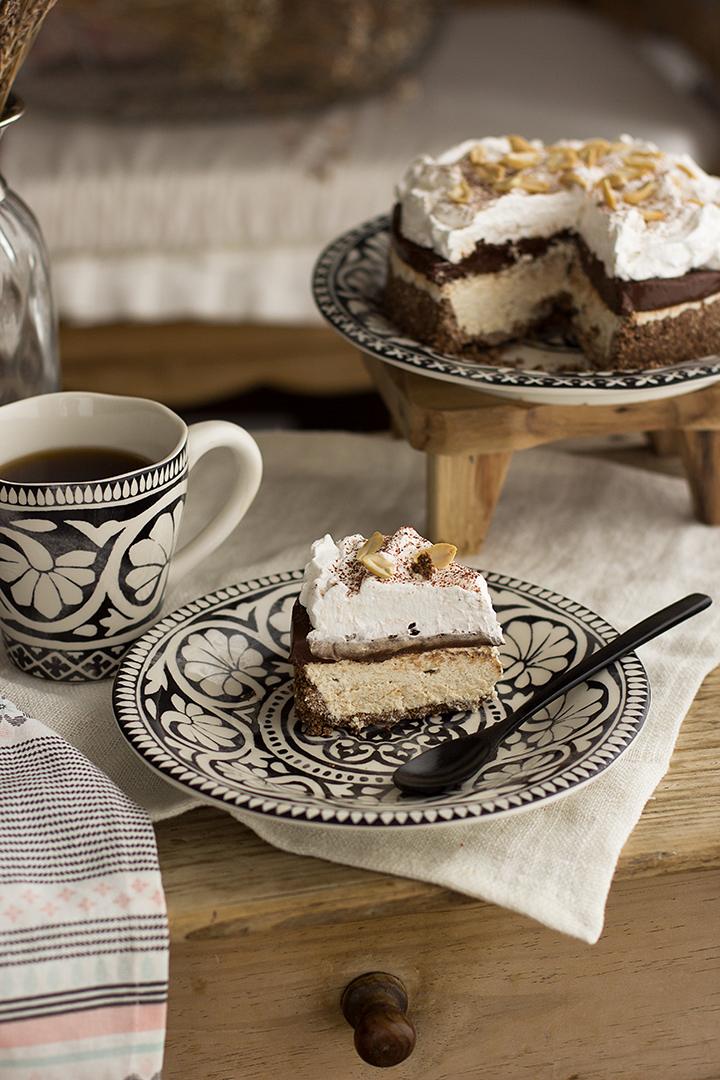 Tarta sin horno de Chocolate y Cacahuete Tarta sin horno de Chocolate y Cacahuete