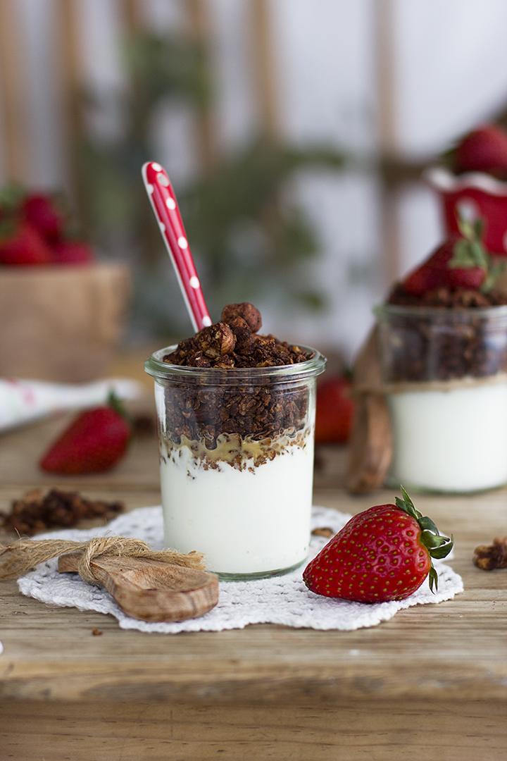 Como hacer Granola de Chocolate casera Como hacer Granola de Chocolate casera
