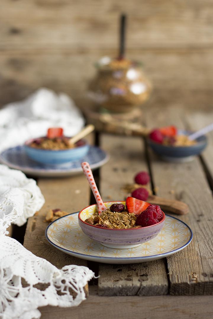 Granola casera clásica receta saludable y fácil 