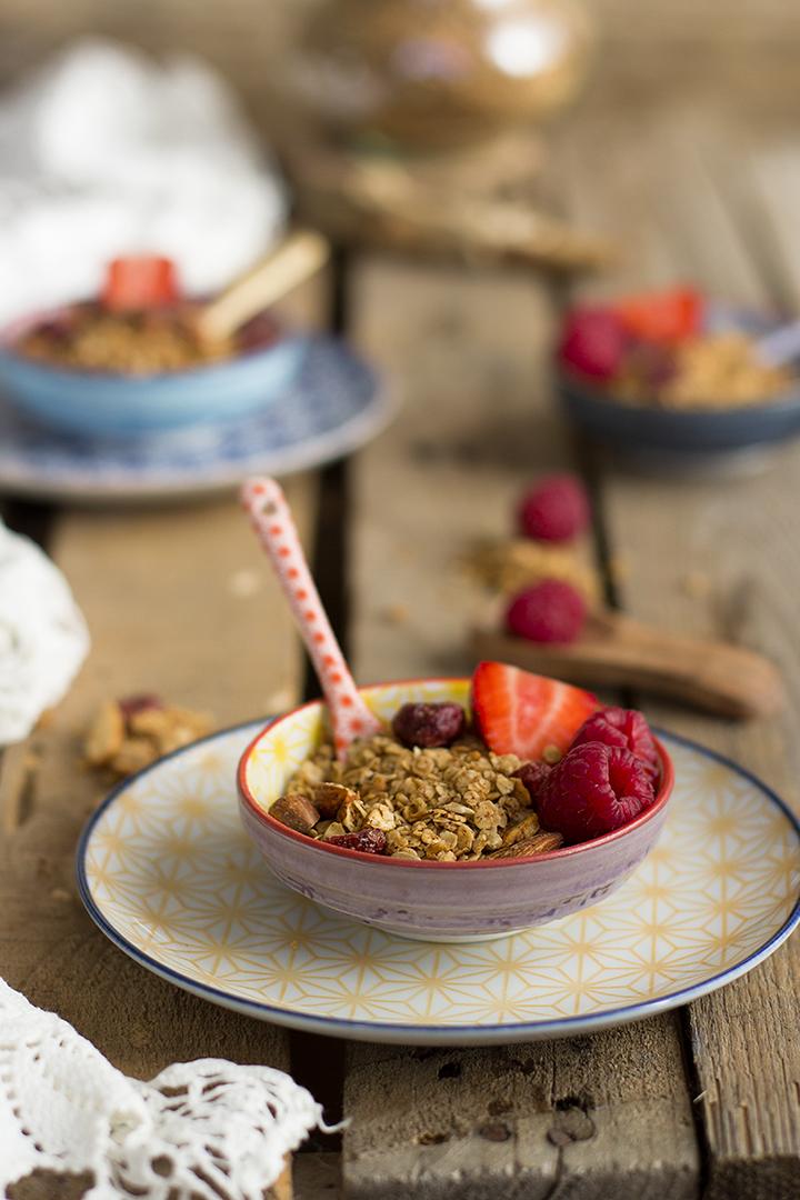 Granola casera clásica receta saludable y fácil 