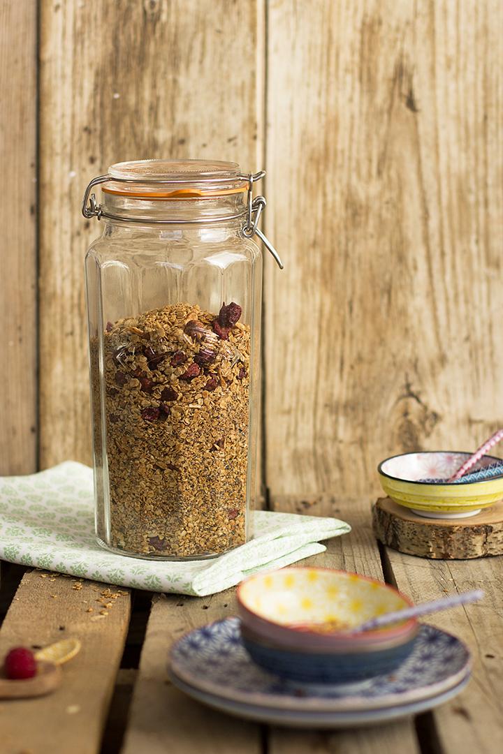Granola casera clásica receta saludable y fácil 