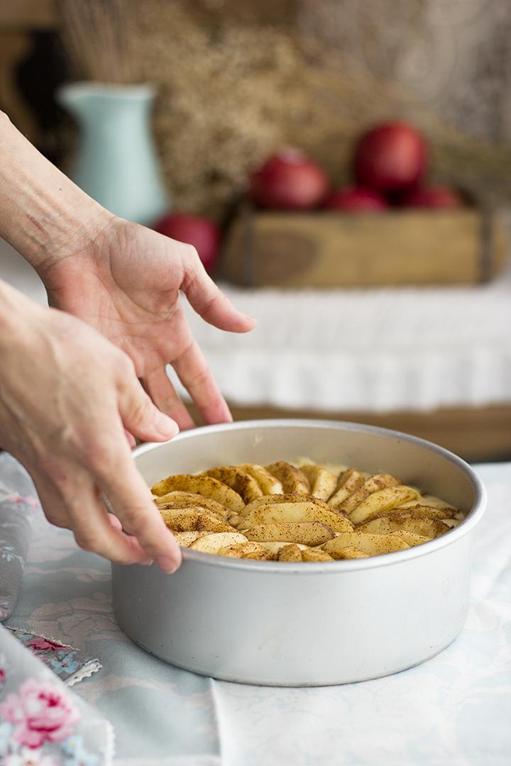 Como hacer el Pastel de Manzana y Almendras Como hacer el Pastel de Manzana y Almendras