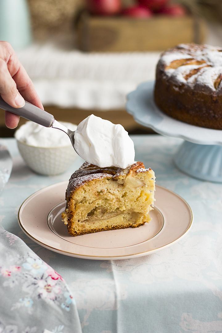 Como hacer el Pastel de Manzana y Almendras Como hacer el Pastel de Manzana y Almendras