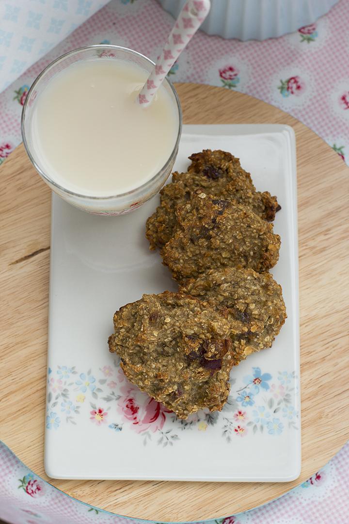 Galletas de Avena y Plátano receta saludable y fácil Galletas de Avena y Plátano receta saludable y fácil
