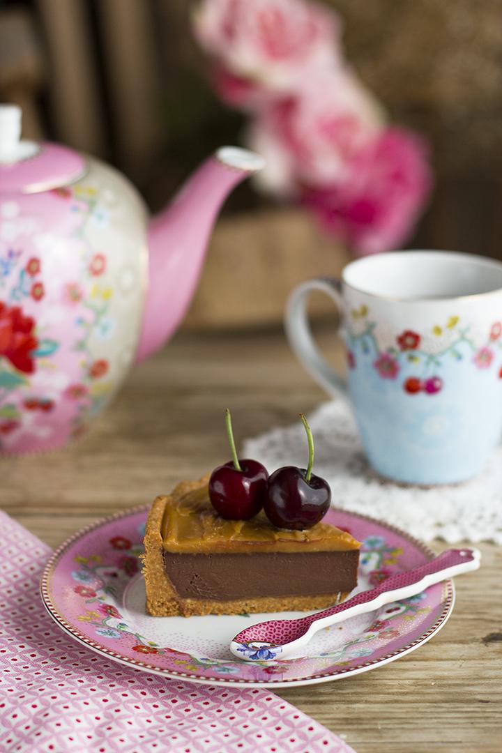 Pastel de Chocolate y Dulce de Leche Saludable sin horno Pastel de Chocolate y Dulce de Leche Saludable sin horno