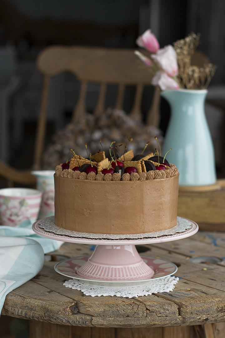 Tarta de Chocolate y Café pastel suave y esponjoso Tarta de Chocolate y Café pastel suave y esponjoso