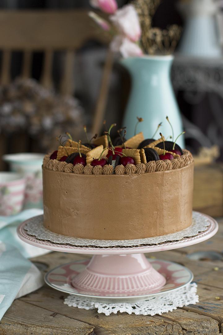 Tarta de Chocolate y Café pastel suave y esponjoso Tarta de Chocolate y Café pastel suave y esponjoso