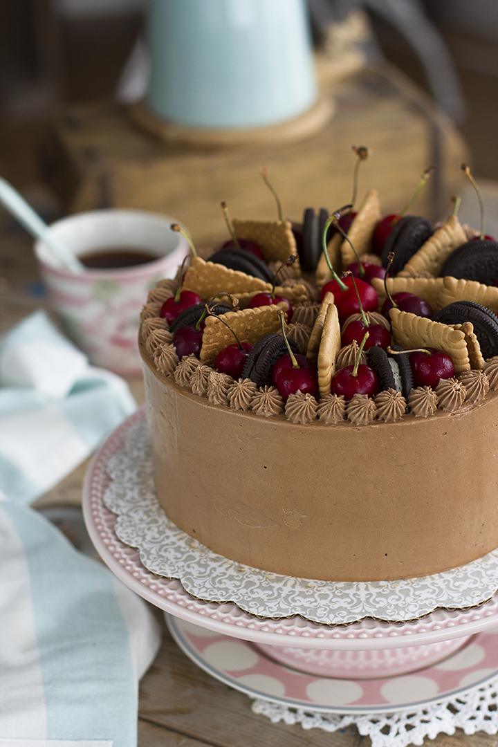 Tarta de Chocolate y Café pastel suave y esponjoso Tarta de Chocolate y Café pastel suave y esponjoso