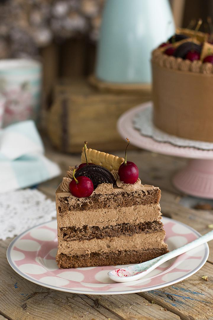 Tarta de Chocolate y Café pastel suave y esponjoso Tarta de Chocolate y Café pastel suave y esponjoso