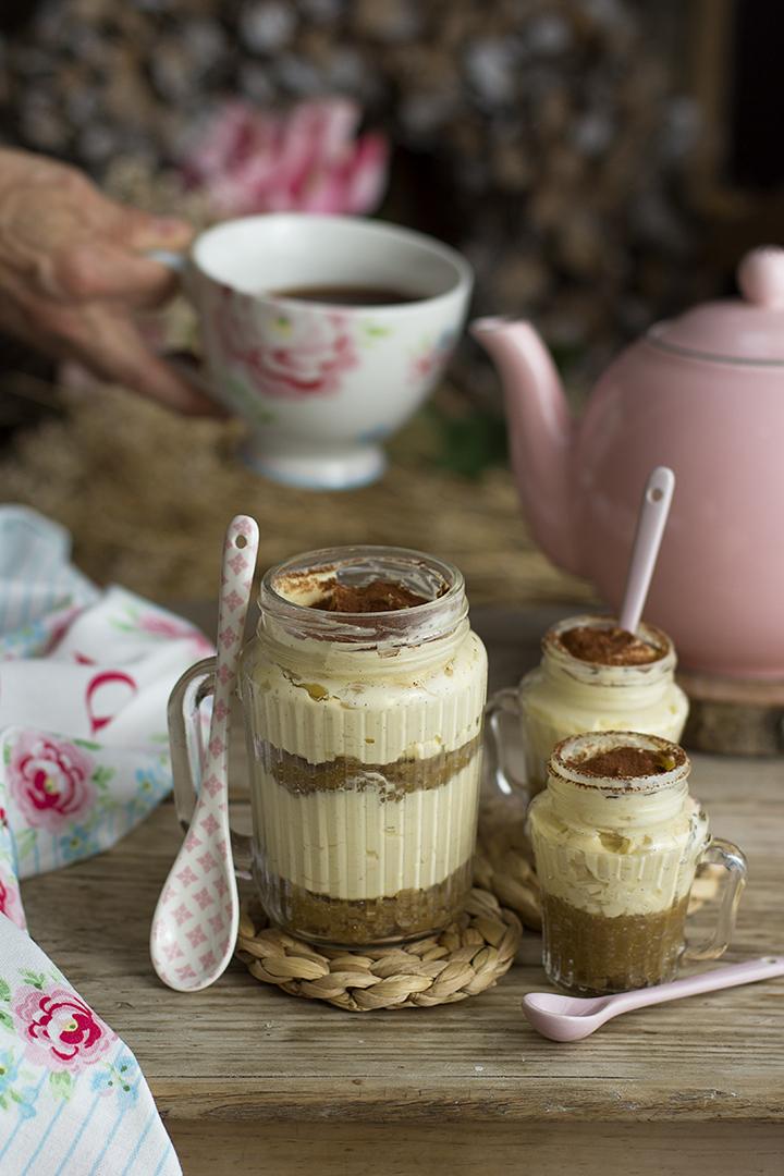 Vasitos de Tiramisu Healthy receta saludable facil de postre Vasitos de Tiramisu Healthy receta saludable facil de postre