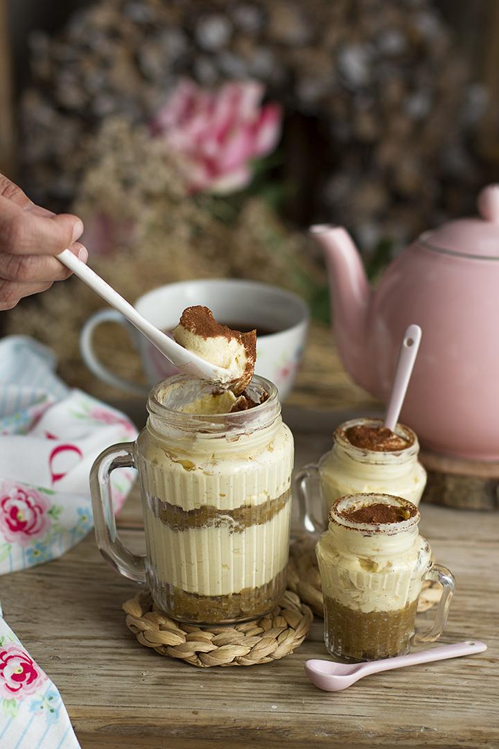 Vasitos de Tiramisu Healthy receta saludable facil de postre Vasitos de Tiramisu Healthy receta saludable facil de postre