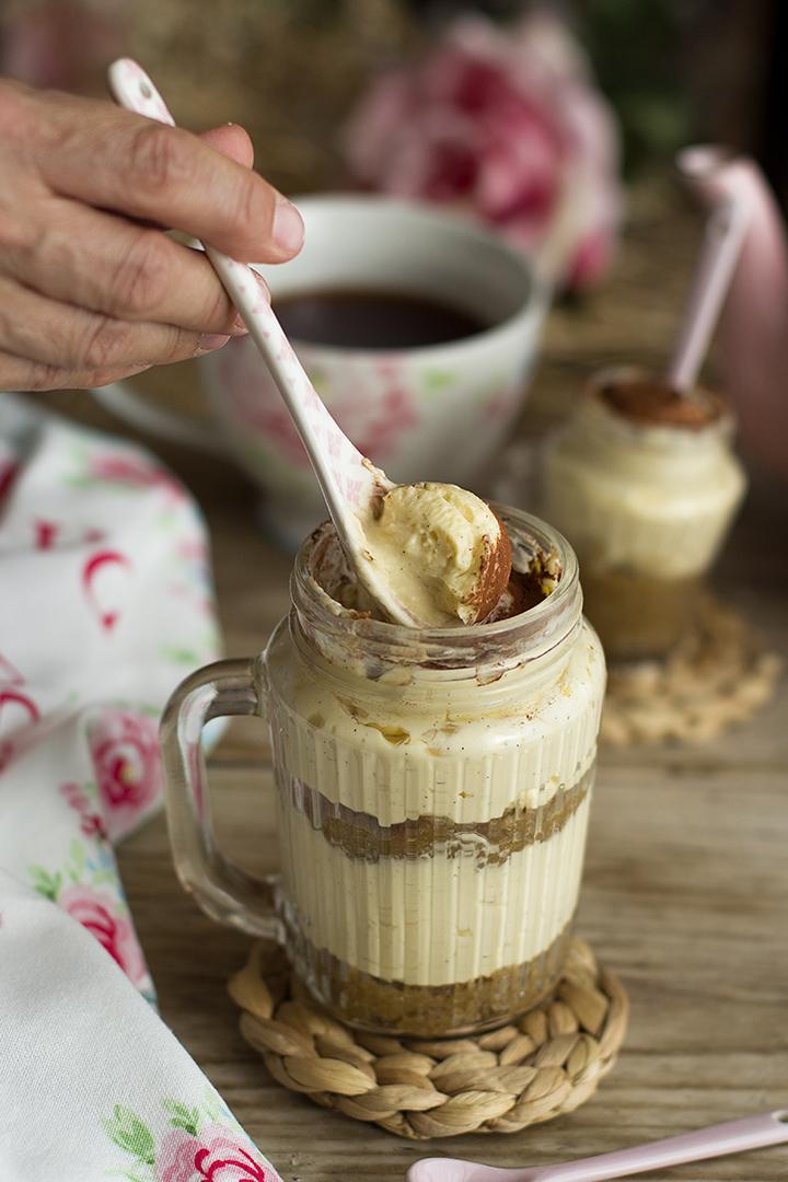 Vasitos de Tiramisu Healthy receta saludable facil de postre Vasitos de Tiramisu Healthy receta saludable facil de postre