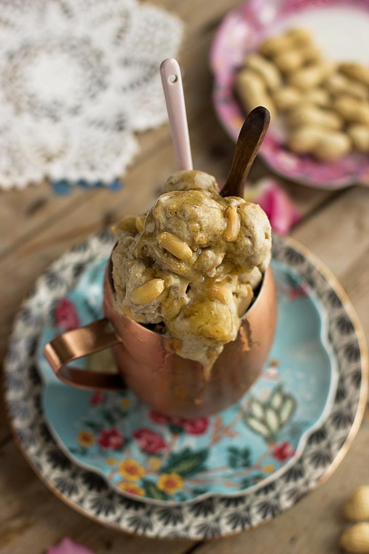 Helado de mantequilla de cacahuete saludable healthy Helado de mantequilla de cacahuete saludable healthy