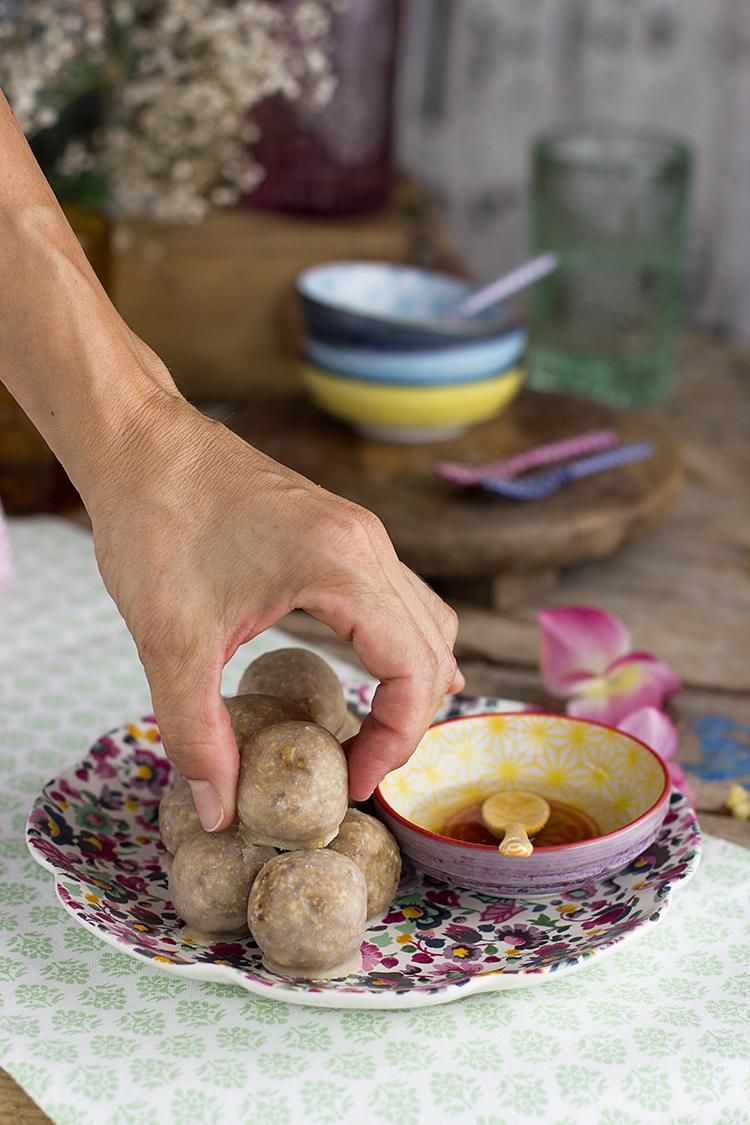 Bolitas energéticas donuts healthy receta saludable Bolitas energéticas donuts healthy receta saludable