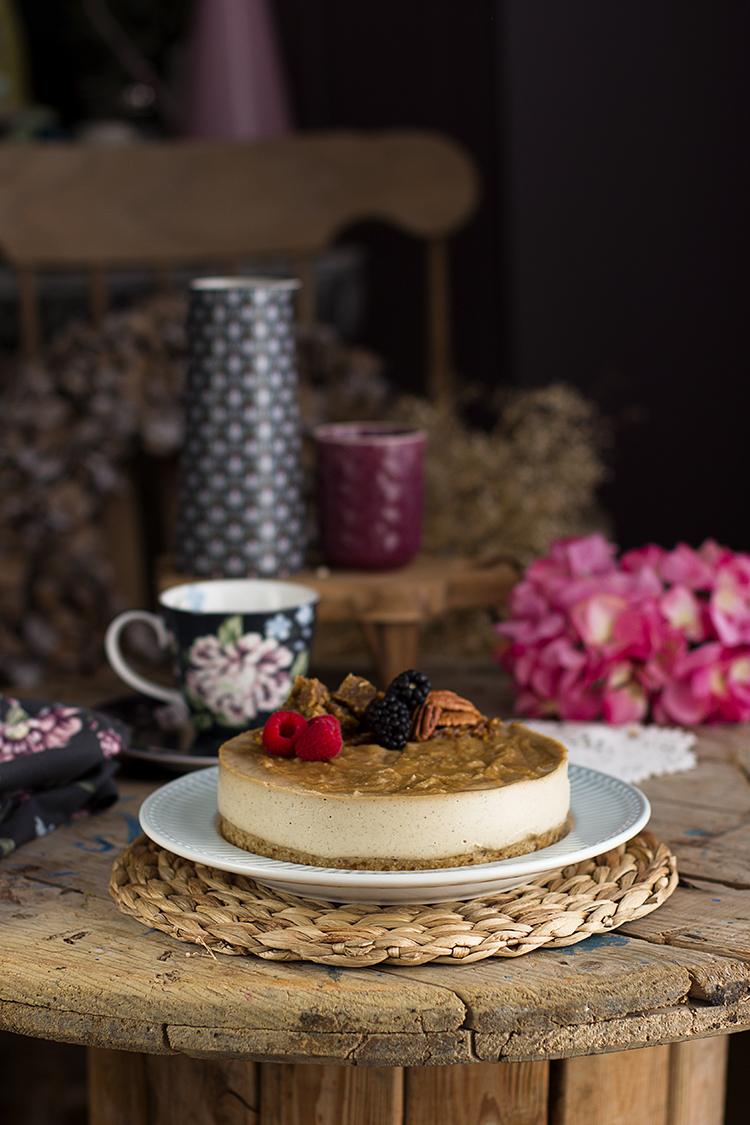 Cheesecake vegano de manzana receta fácil y saludable Cheesecake vegano de manzana receta fácil y saludable