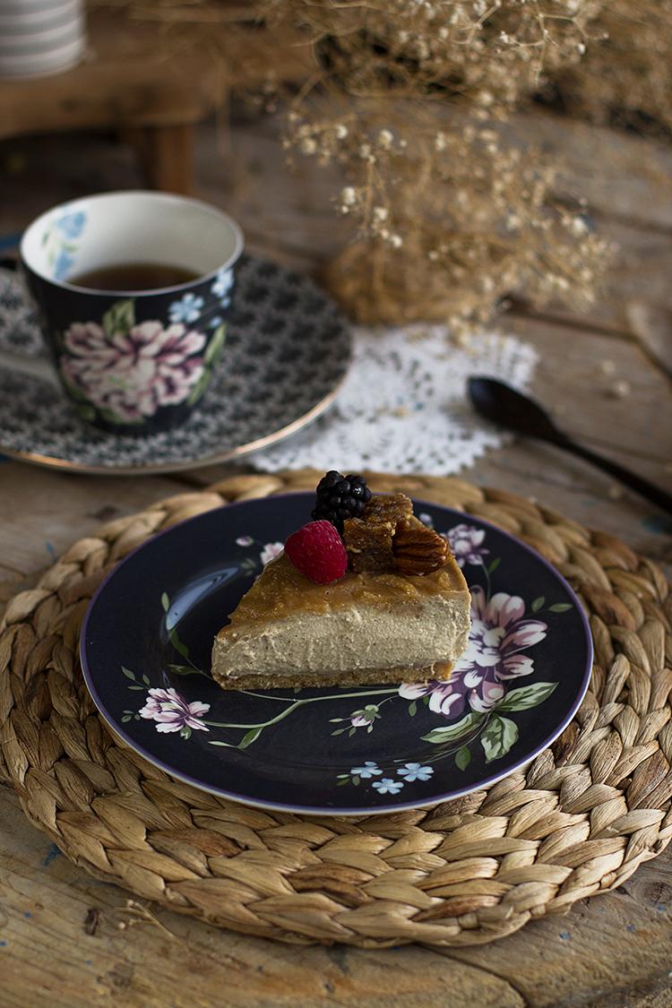 Cheesecake vegano de manzana receta fácil y saludable Cheesecake vegano de manzana receta fácil y saludable