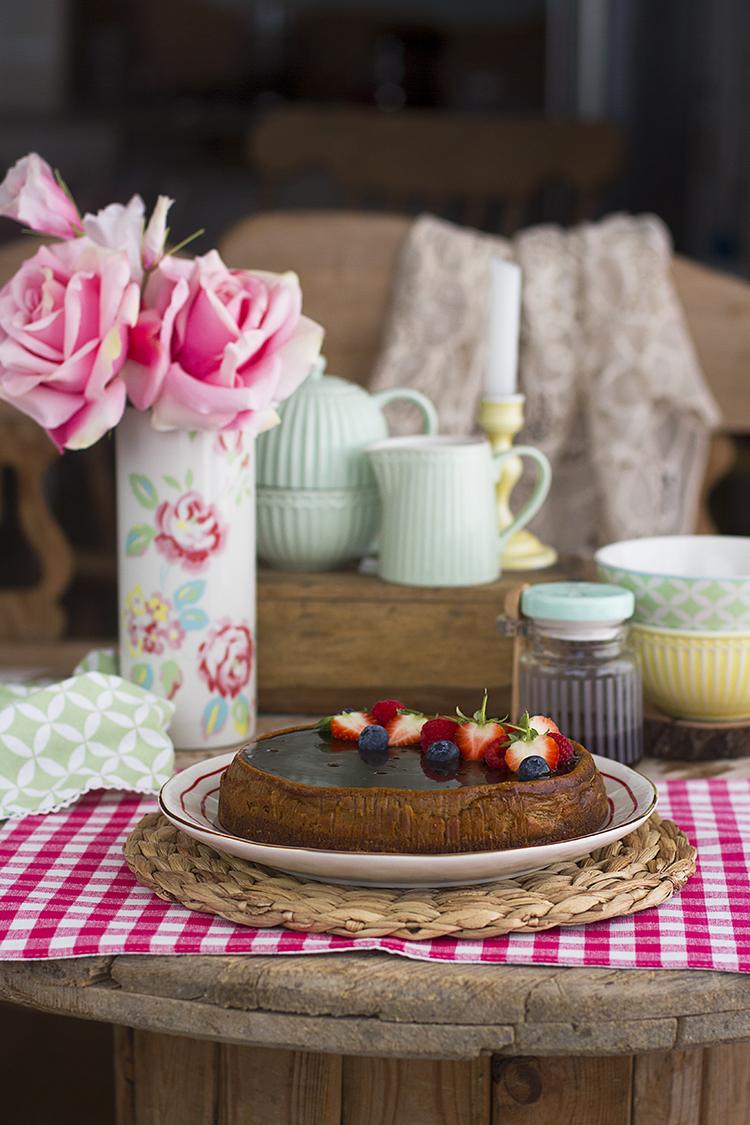 Cheesecake de Caramelo saludable con ingredientes sencillos Cheesecake de Caramelo saludable con ingredientes sencillos