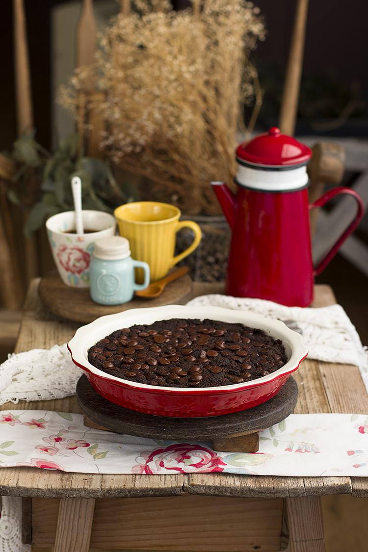 Brownie Fit con Guisantes con solo 100 calorías por porción Brownie Fit con Guisantes con solo 100 calorías por porción