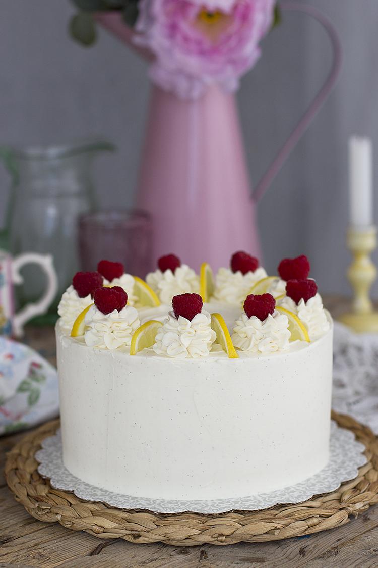 Tarta de Limón y Mascarpone la más fácil y fresca tarta de limón