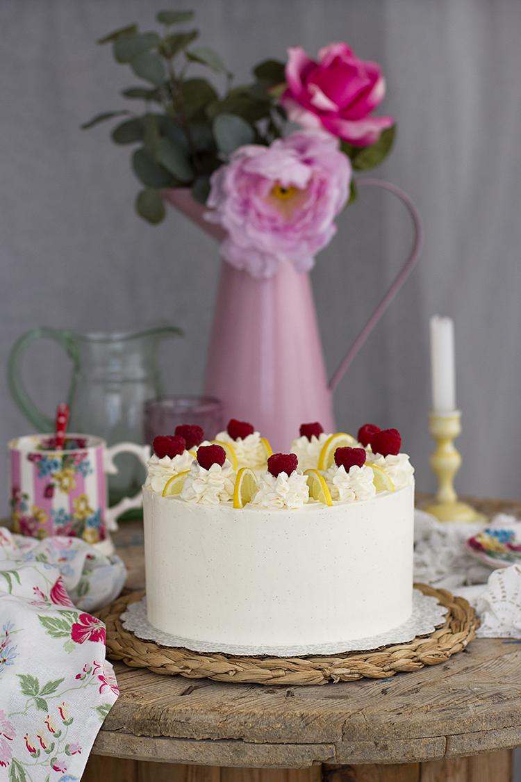 Tarta de Limón y Mascarpone la más fácil y fresca tarta de limón