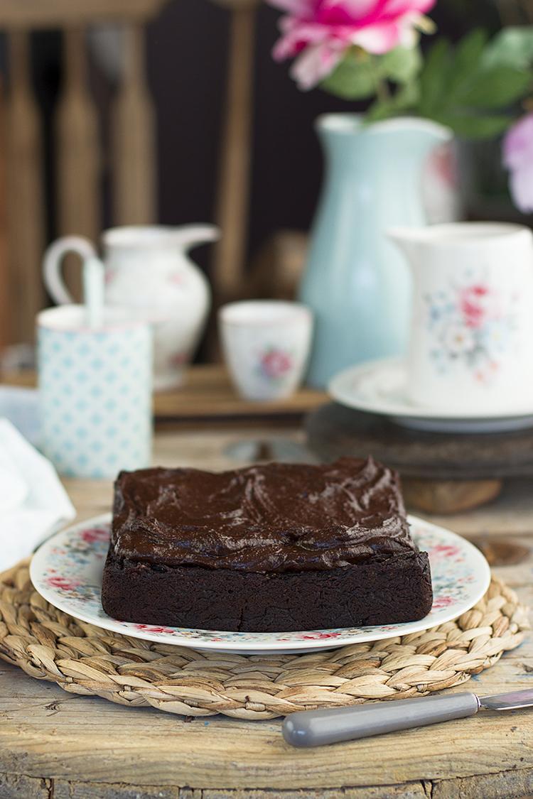 Brownie de Aguacate y coco con nutella casera receta fácil Brownie de Aguacate y coco con nutella casera receta fácil