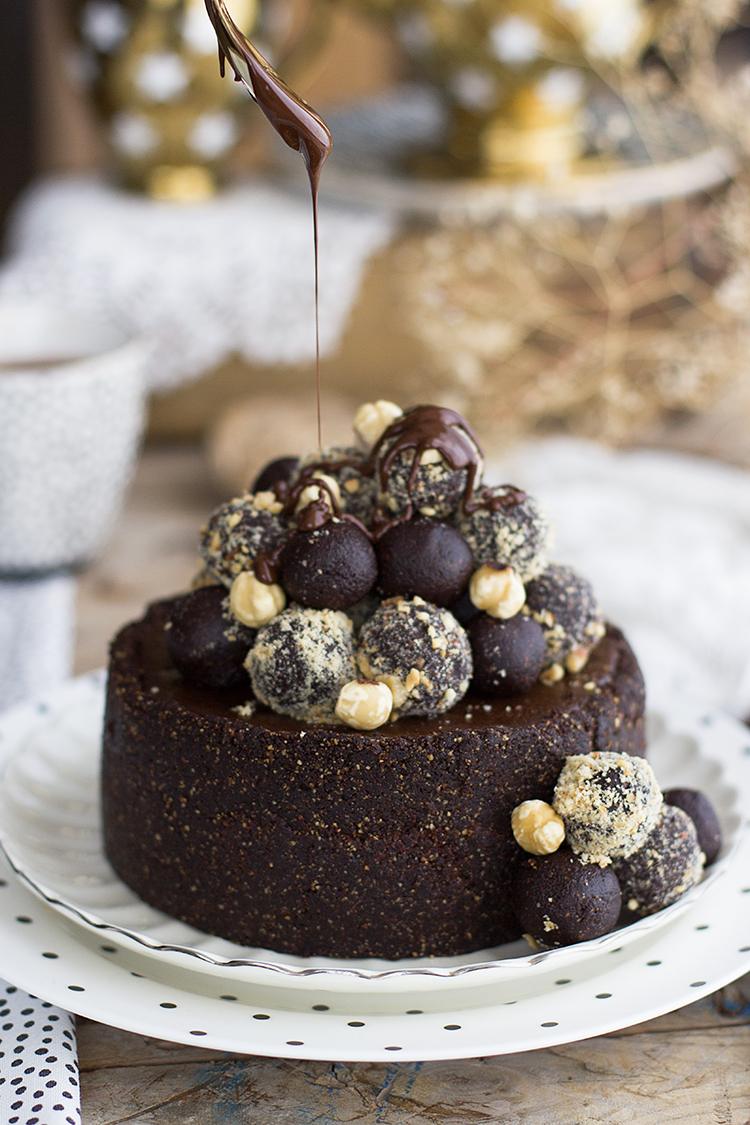 Cheesecake de Ferrero Rocher Saludable la mejor tarta del mundo