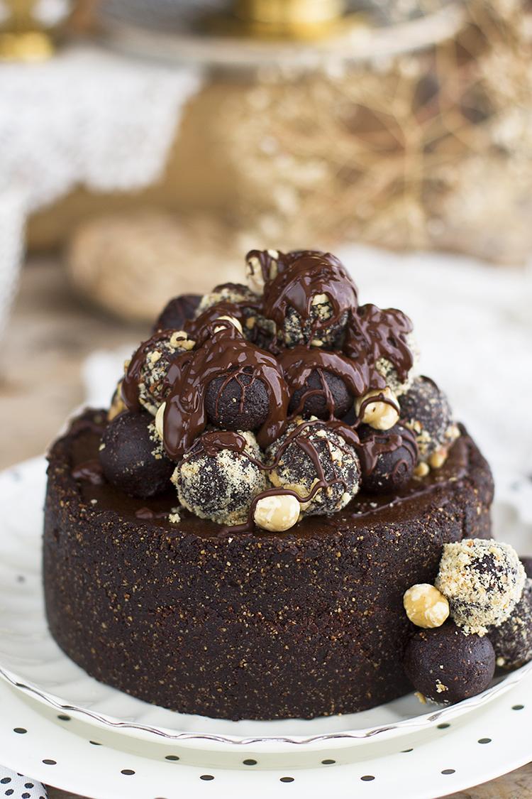 Cheesecake de Ferrero Rocher Saludable la mejor tarta del mundo