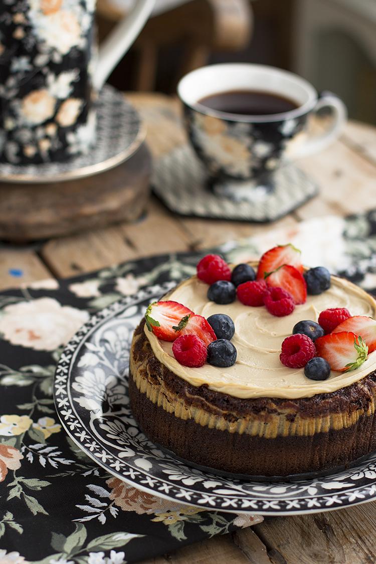 Brownie Cheesecake Saludable con mucho chocolate Brownie Cheesecake Saludable con mucho chocolate