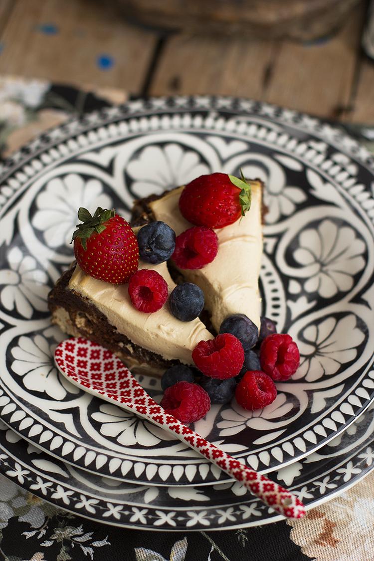 Brownie Cheesecake Saludable con mucho chocolate Brownie Cheesecake Saludable con mucho chocolate